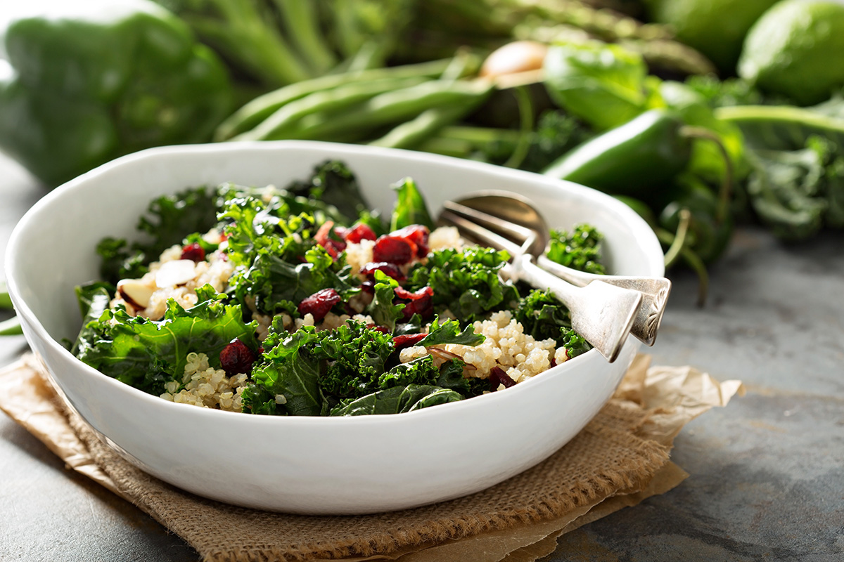 You are currently viewing Superfood! Kale And Pomegranate Salad Recipe
